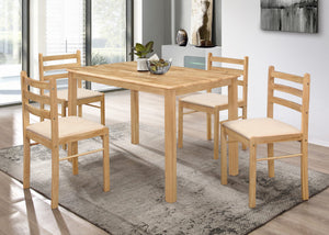 Lincoln Dining Table & 4 Chairs - Property Letting Furniture