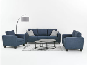 Victoria Fabric 3 Seater Sofa - Property Letting Furniture