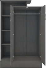 Load image into Gallery viewer, Cairo 2 Door Petite Open Shelf Wardrobe - Property Letting Furniture
