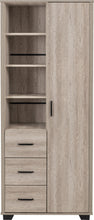 Load image into Gallery viewer, Madrid 1 Door 3 Drawer Open Wardrobe
