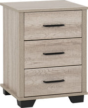 Load image into Gallery viewer, Madrid 3 Drawer Bedside
