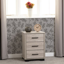 Load image into Gallery viewer, Madrid 3 Drawer Bedside
