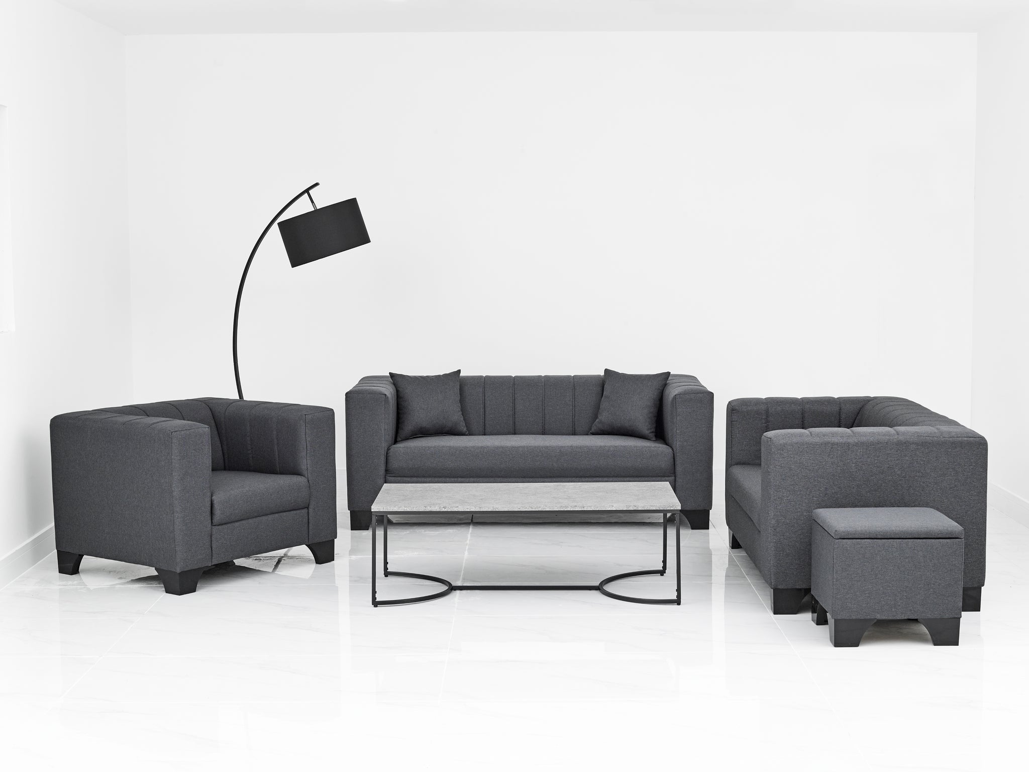 Bonnie 3 Seater Fabric – Property Letting Furniture