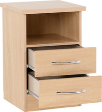 Load image into Gallery viewer, Roma 2 Drawer Bedside - Property Letting Furniture
