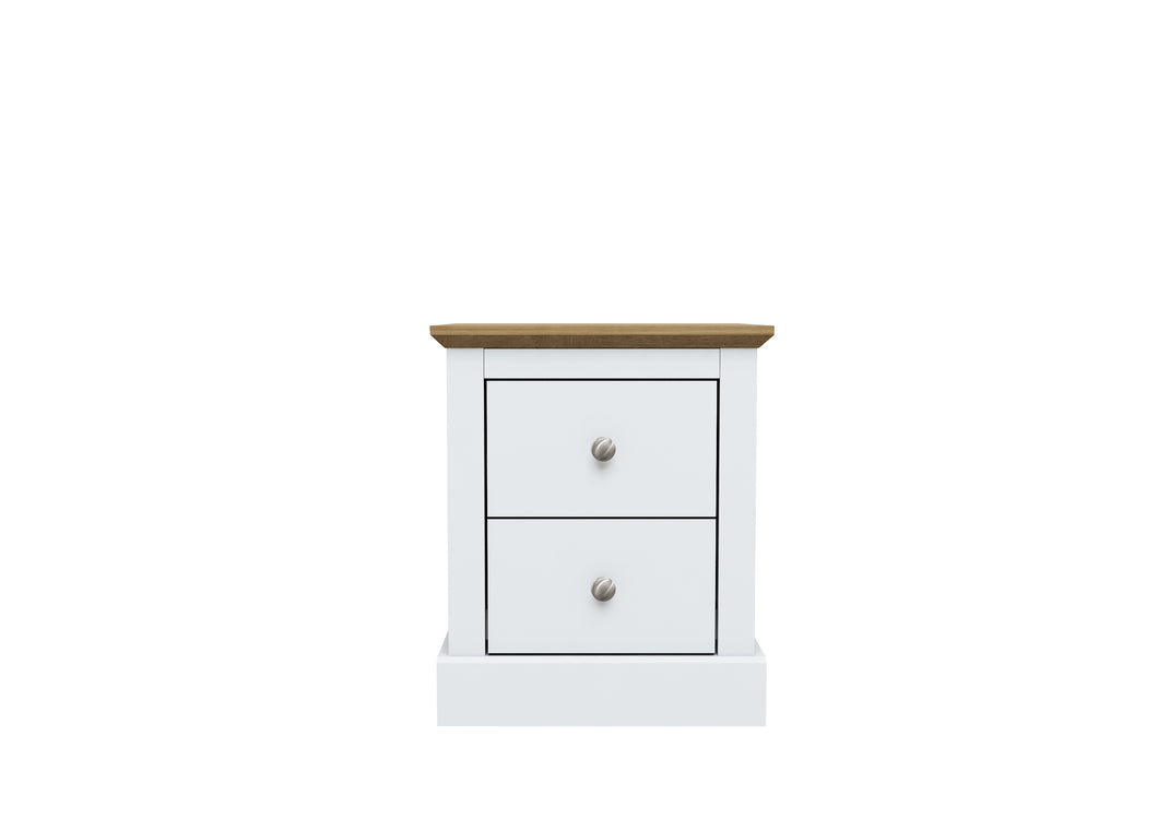 Devon 2 Drawer Bedside - Property Letting Furniture