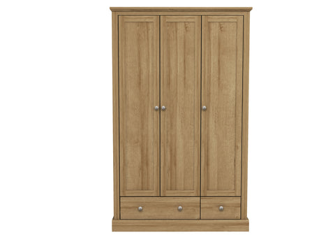 Devon 3 Door Wardrobe - Property Letting Furniture