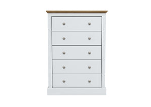 Devon 5 Drawer Chest - Property Letting Furniture