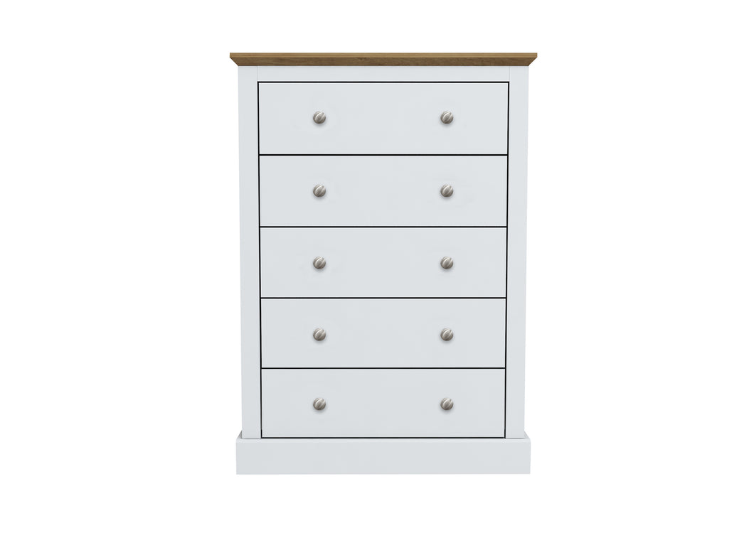 Devon 5 Drawer Chest - Property Letting Furniture