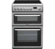 Load image into Gallery viewer, Double Cavity Free Standing Electric Cooker (600mm Wide) - Property Letting Furniture
