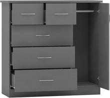 Load image into Gallery viewer, Cairo 5 Drawer Low Wardrobe - Property Letting Furniture
