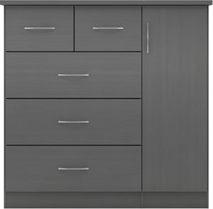 Cairo 5 Drawer Low Wardrobe - Property Letting Furniture