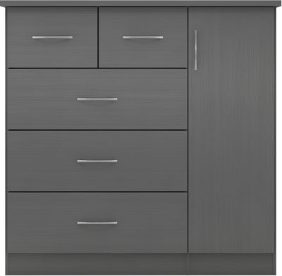 Cairo 5 Drawer Low Wardrobe - Property Letting Furniture