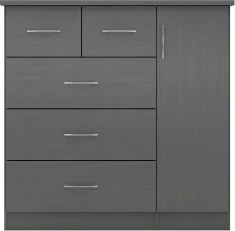 Cairo 5 Drawer Low Wardrobe - Property Letting Furniture