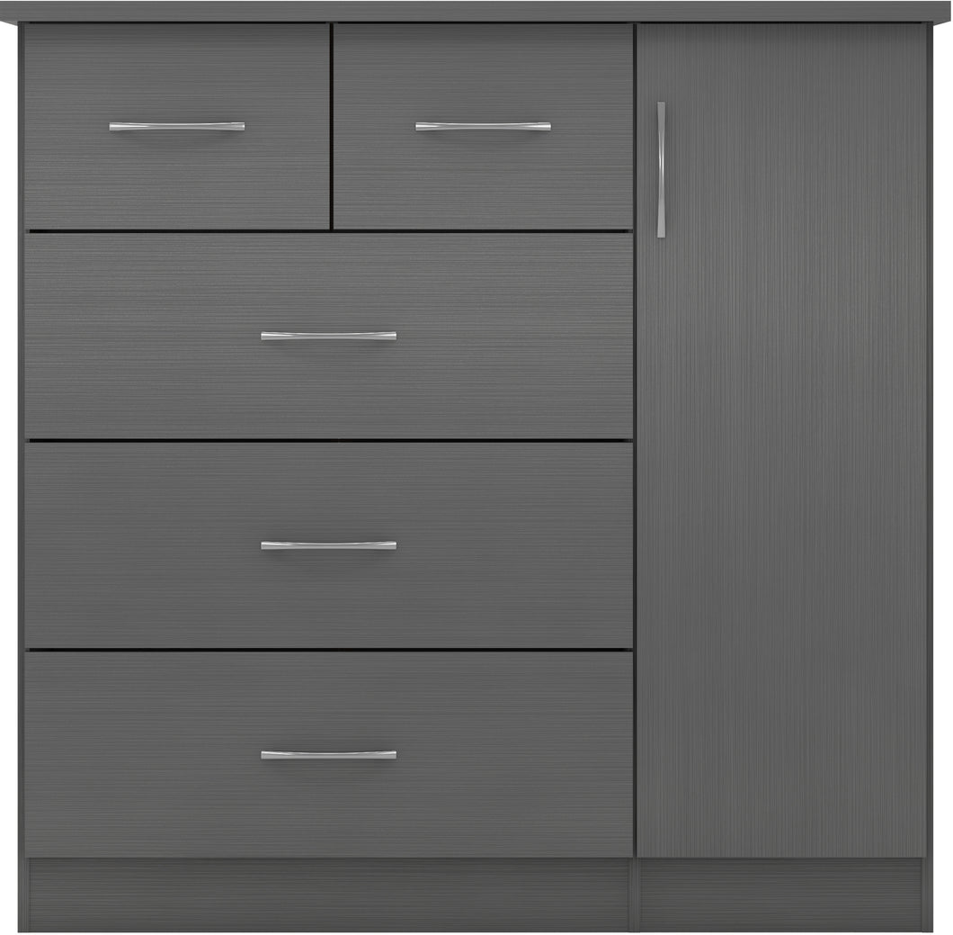 Cairo 5 Drawer Low Wardrobe - Property Letting Furniture