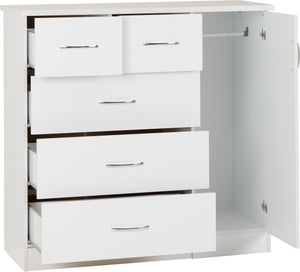 Cairo 5 Drawer Low Wardrobe - Property Letting Furniture