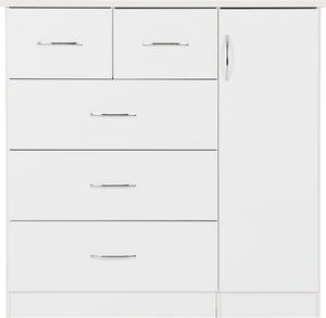 Cairo 5 Drawer Low Wardrobe - Property Letting Furniture