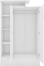 Load image into Gallery viewer, Cairo 2 Door Petite Open Shelf Wardrobe - Property Letting Furniture
