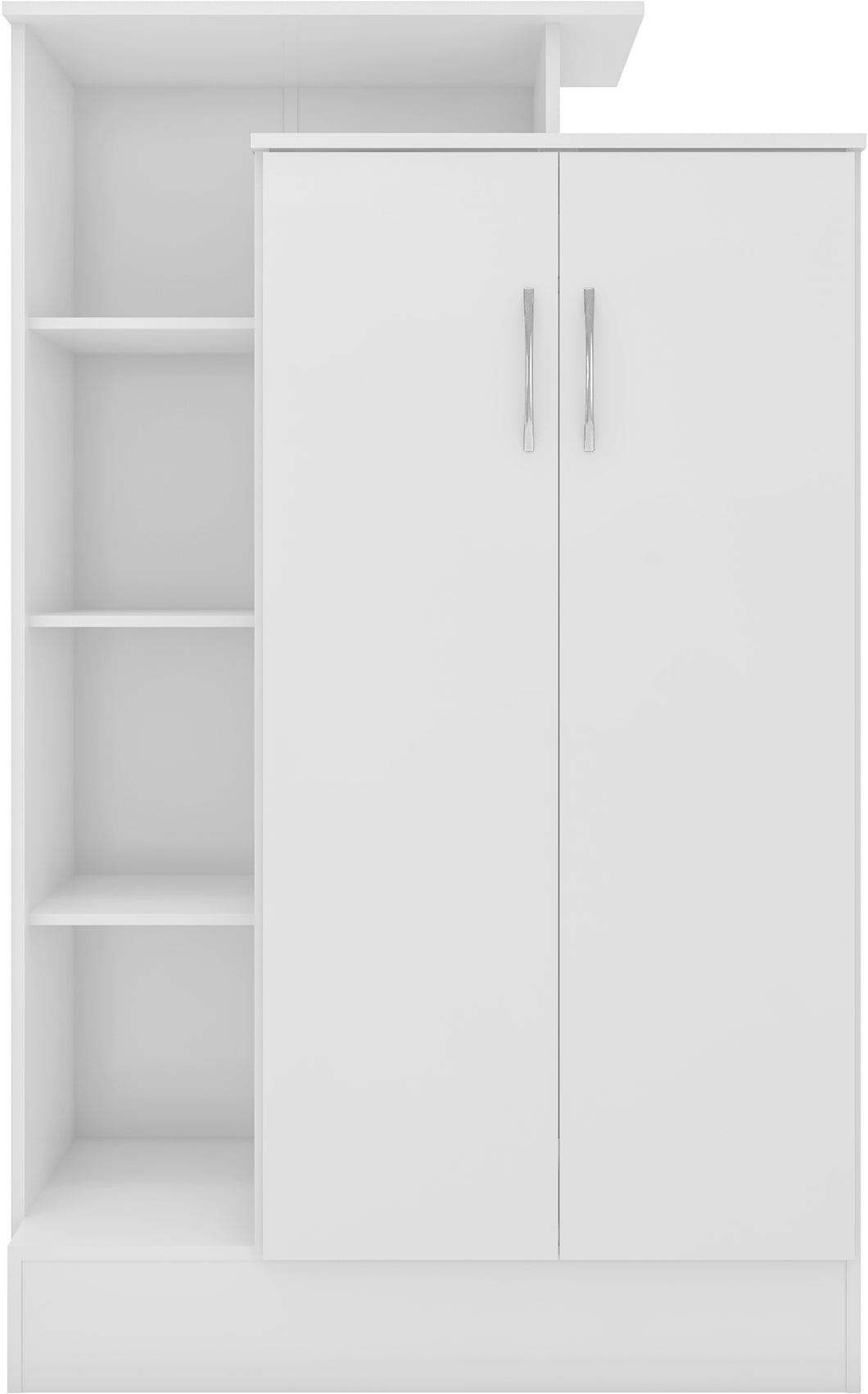 Cairo 2 Door Petite Open Shelf Wardrobe - Property Letting Furniture