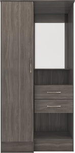 Cairo 1 Door Vanity Wardrobe - Property Letting Furniture