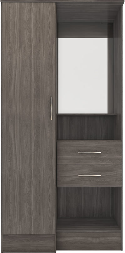 Cairo 1 Door Vanity Wardrobe - Property Letting Furniture