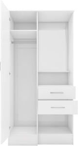 Cairo 1 Door Vanity Wardrobe - Property Letting Furniture