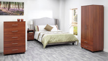 Load image into Gallery viewer, Chateaux Silver Velvet Bed | PLFS London
