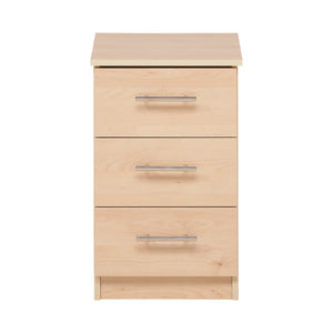Calgary 3 Drawer Bedside - Property Letting Furniture