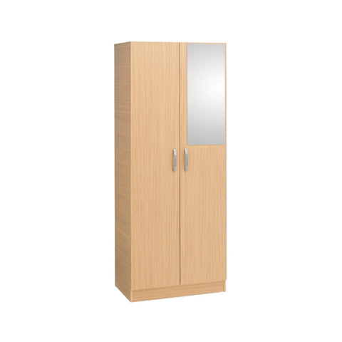 Calgary 2 Door Wardrobe (With Mirror) - Property Letting Furniture