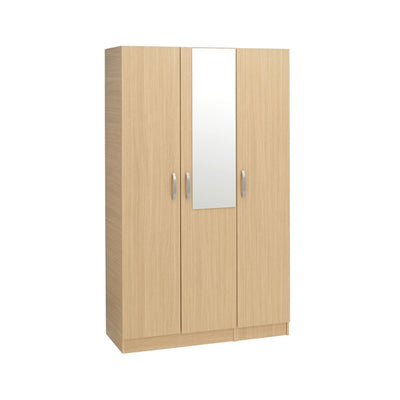 Calgary Triple Wardrobe (With Mirror) - Property Letting Furniture